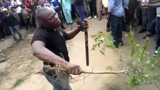 Husband In Trouble After Wife Catches Him In The Middle of The Night Naked Performing Satanic Rituals in Masindi